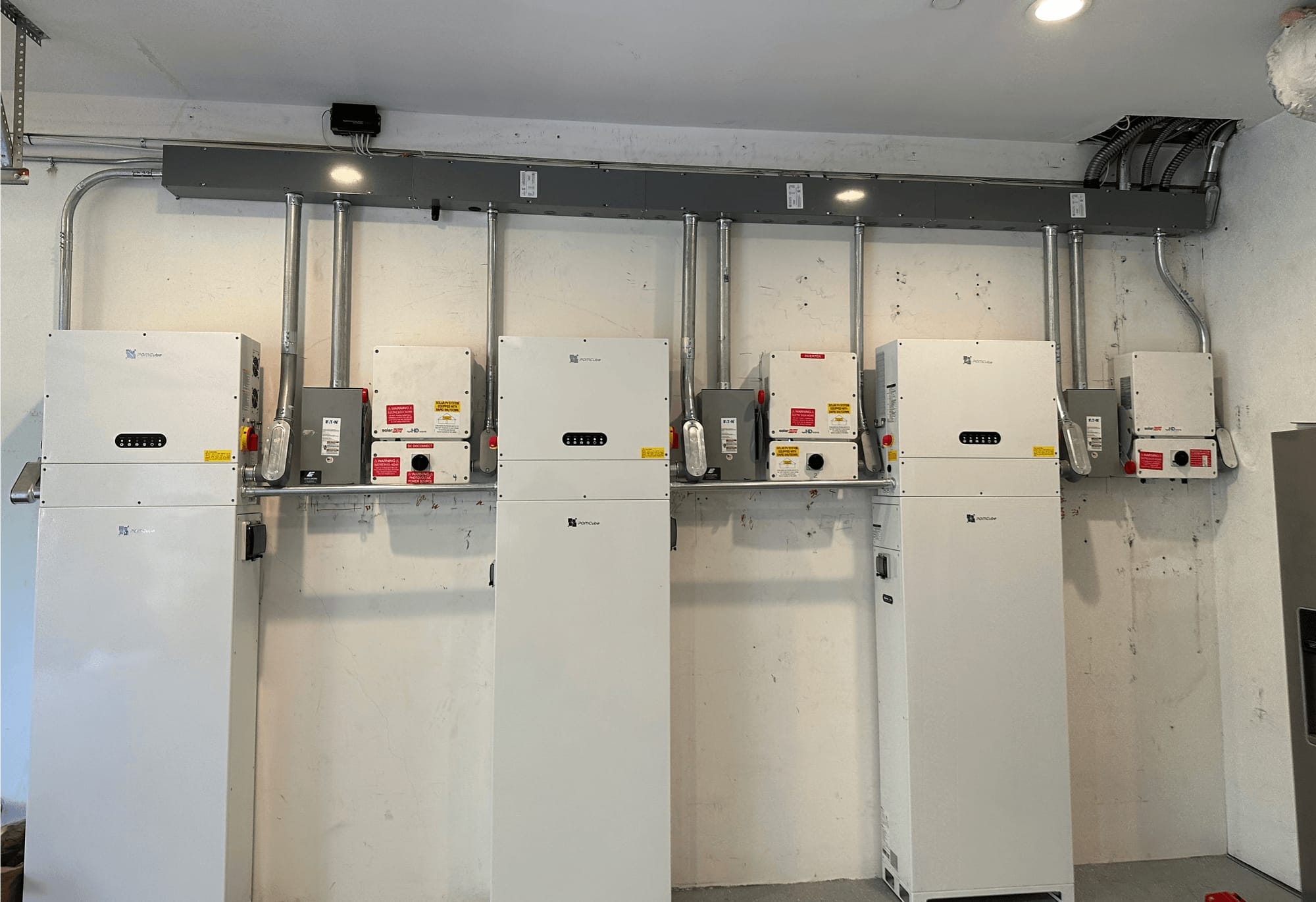 Tesla Powerwall battery storage installation by Laguna Electric in Orange County